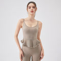 Air Sense Spun Yarn Beauty Back Lace Yoga Weste mit Brustpolster Pilates Workout BH Sportunterwäsche für Damen