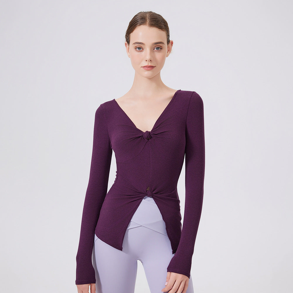 Slim Fit Heat Storage Slimming Top Damen Oberbekleidung Workout Kleidung Laufen Yoga Langarm Mousse Training Sport T-Shirt