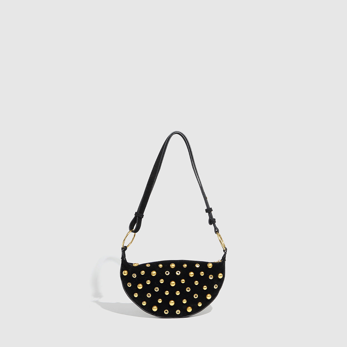 Motorcycle Retro Shoulder Bag Punk Rivet Rivet Crossbody Bag Women Bag