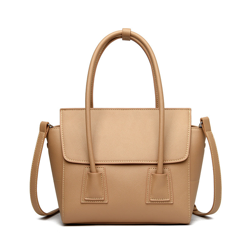 Handtasche Lächeln Gesicht Tasche Hochwertige Große Kapazität Bürodame Tasche Einfache Textur Schulter Messenger Bag für Frauen