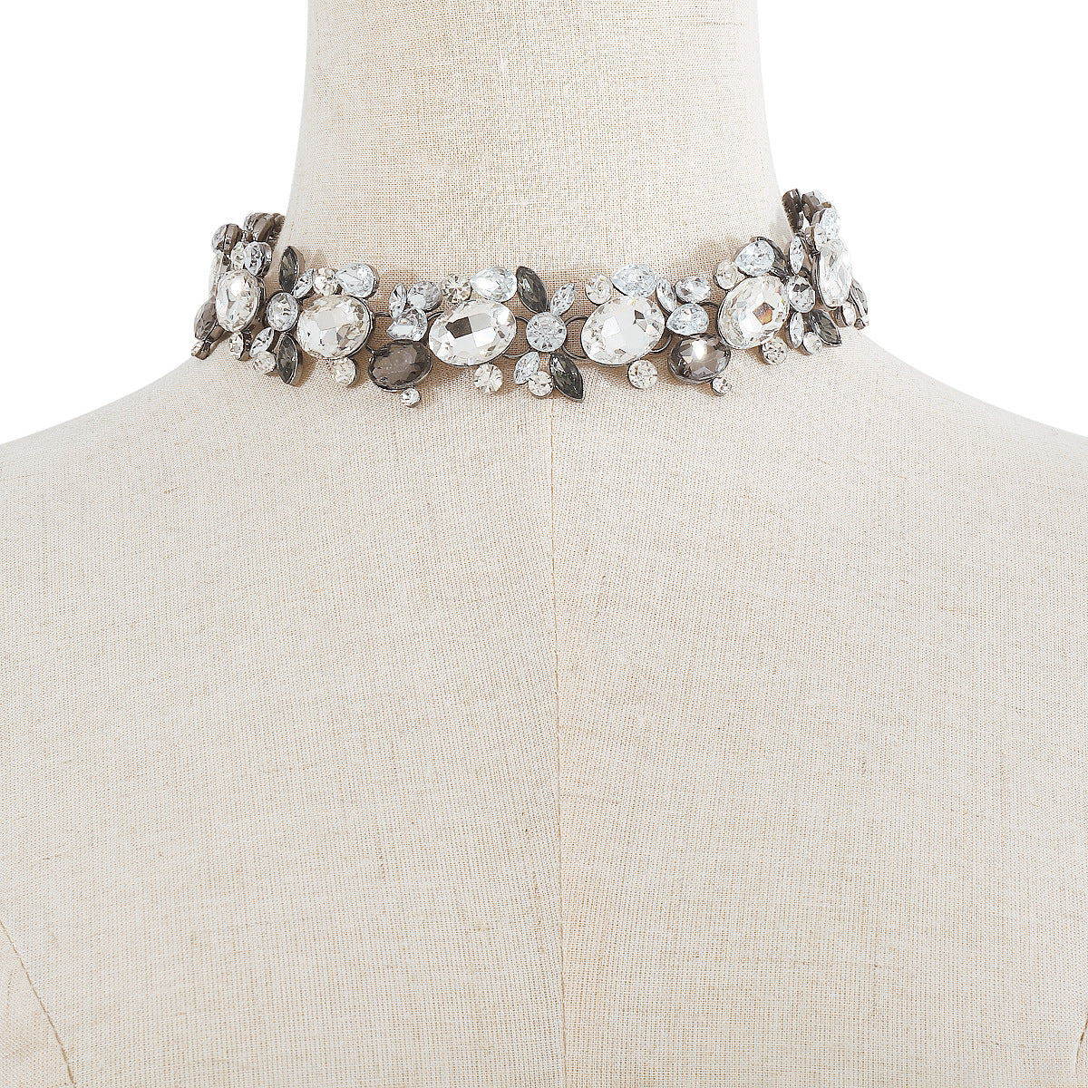 Temperamental Minority Imitation Diamond Popular Necklace Light Luxury Heavy Industry Alloy Clavicle Chain