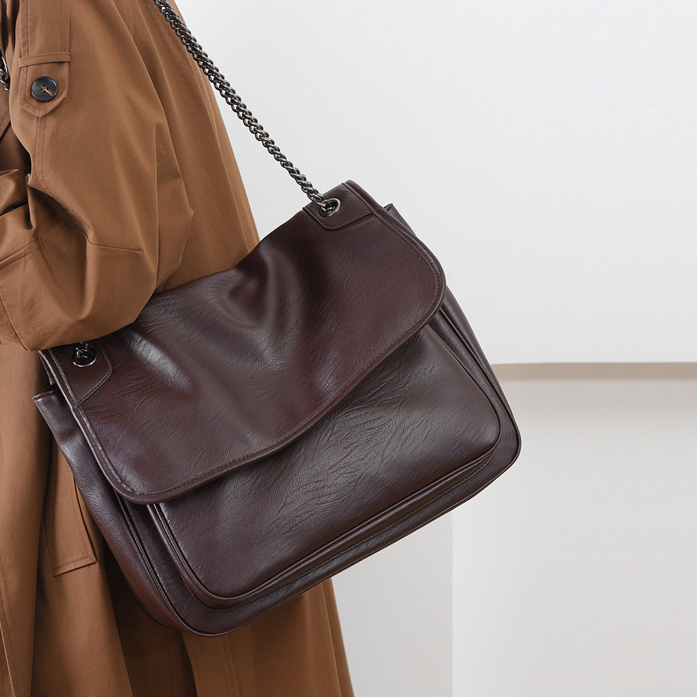 Schultertasche High Sense Damentaschen Textur Hobo Bag Große Kapazität Office Messenger Bag Damen