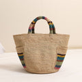 Hochwertige Raffia Tragbare Strohtasche Farbe Außentasche Strohtasche Gewebte Tasche Damen Strandurlaub Strandtasche