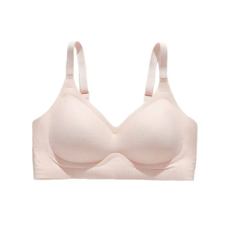 Summer Breathable Large Size Underwear Anti-Sagging Thin Push-Up Jelly Underwear Upper Support Breast Fixed Cup Women&