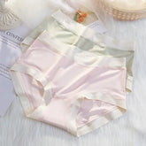 Naked feeling Series ~ seamless ladies underwear mulberry silk crotch ladies underwear waist comfortable breathable briefs women SHOPEZRA L.L.C.