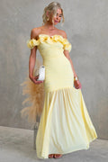 Spring Summer Solid Color Mesh Slim Fit Sexy Vacation off Shoulder Dress