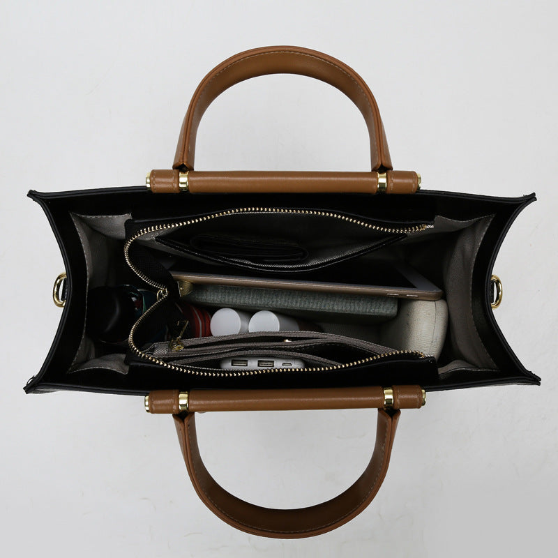 Handtasche, große Kapazität, Shopper für Damen, Bürotasche, elegante Damen-Prägetasche, Schultertasche