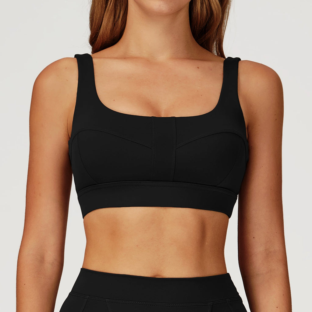 Nude Feel Yoga BH Hohl Out Cutout Rücken Formgebend Stoßfest Sportunterwäsche Outdoor Laufen Workout Yoga BH