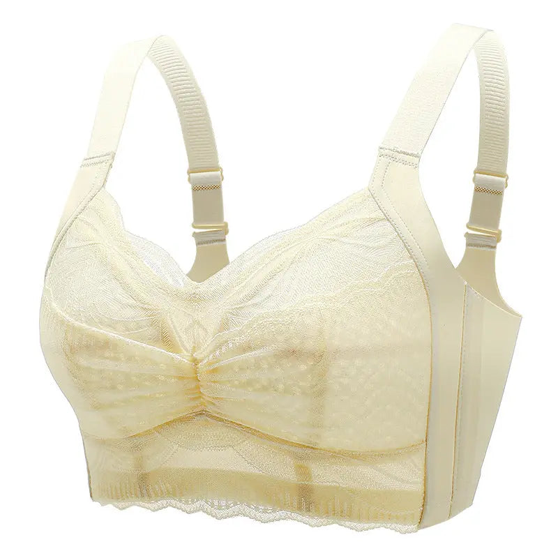 Honeycomb Cloth Large Size Underwear Ultra-Thin Push-Up Underwear to Shrink Secondary Breasts, Big Breasts, Small Breasts, Anti-Sagging Women&