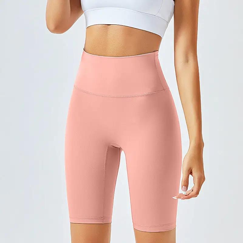 High Waist Hip Lift Lounge Pants Sports Running Women Seamless Shorts Yoga Workout Clothes by Wanita Store