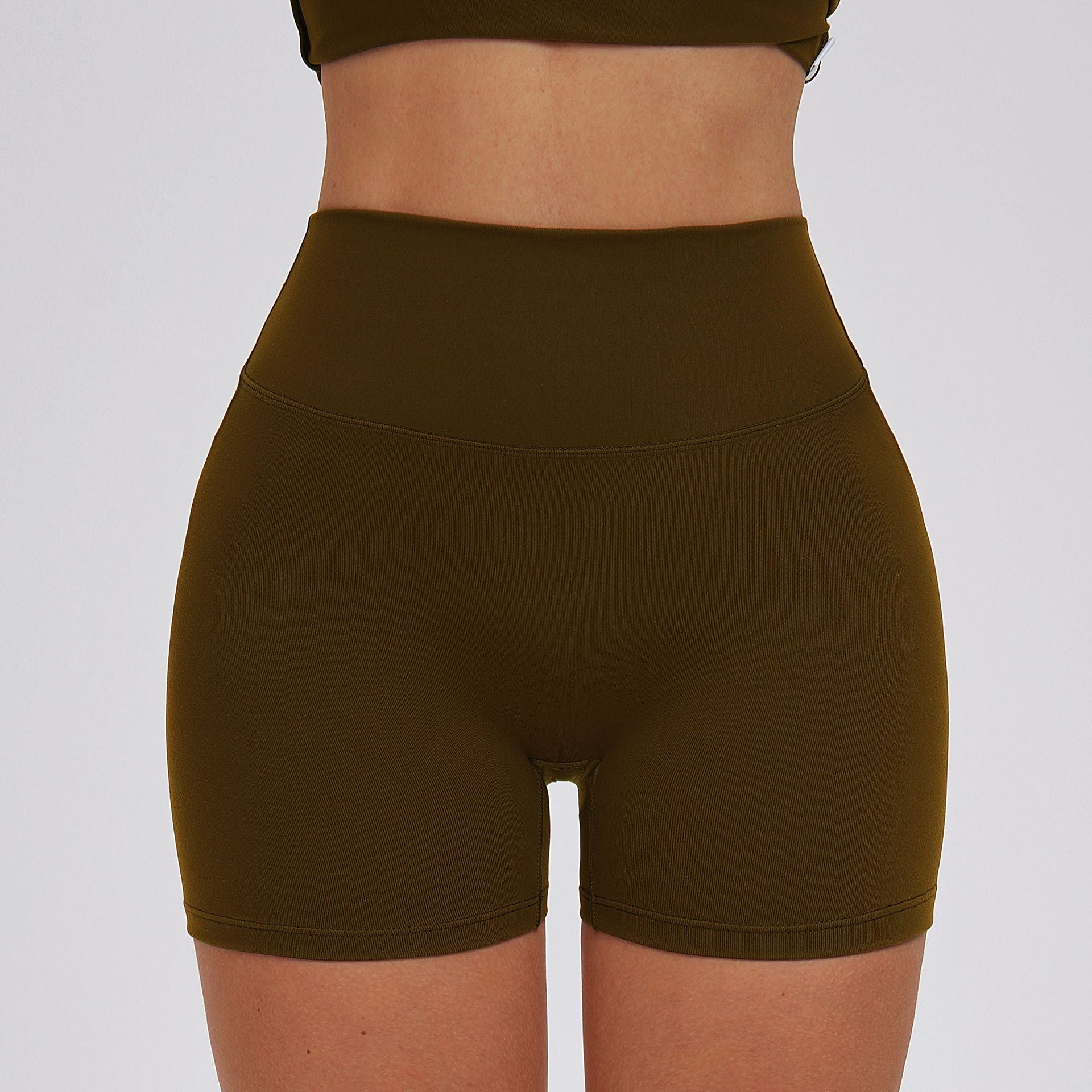Yoga Shorts Tight High Waist Casual Shorts Sports Running Workout Shorts