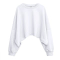 Kurzes Sweatshirt Damen Bekleidung Locker Sitzend Cropped Schlankmachend Modisch Bedruckt Street Sportbekleidung Yoga Jacke Mantel