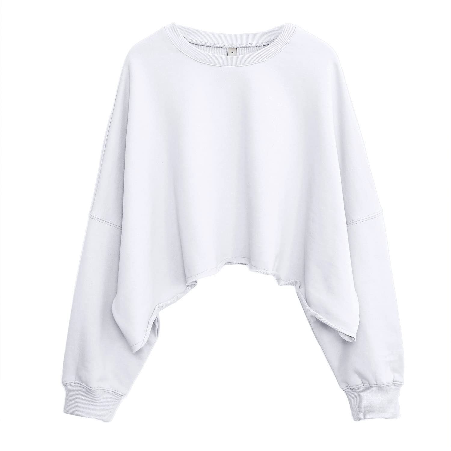 Kurzes Sweatshirt Damen Bekleidung Locker Sitzend Cropped Schlankmachend Modisch Bedruckt Street Sportbekleidung Yoga Jacke Mantel