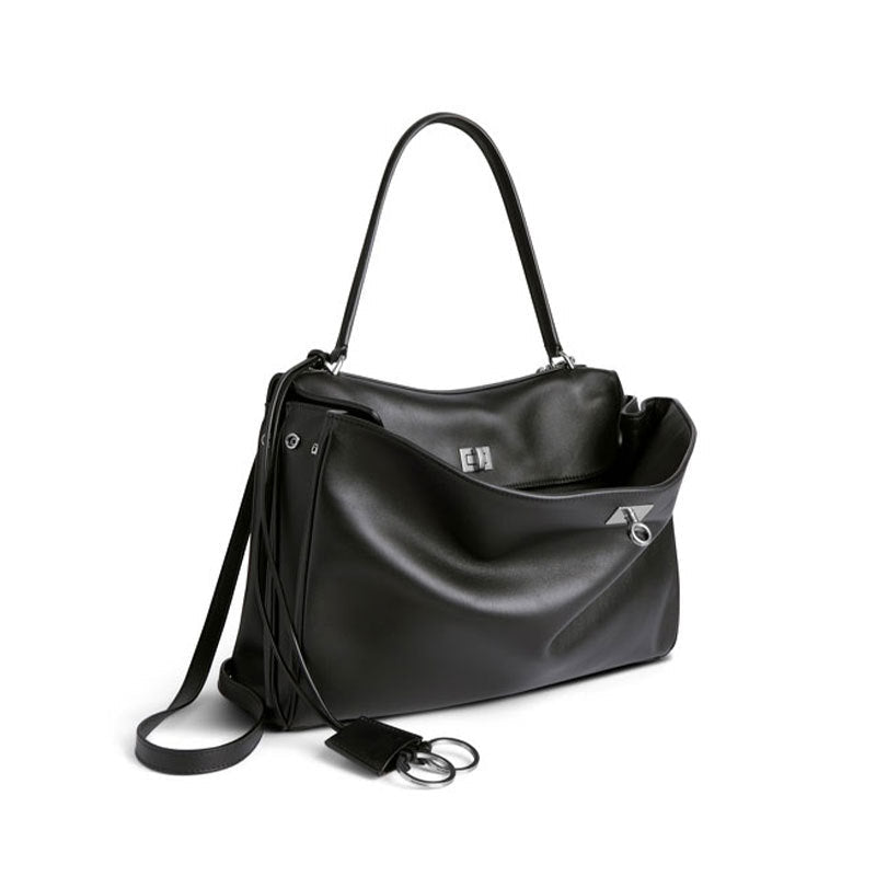 Echte Ledertasche für Damen, Rodeo Bag, Große Kapazität, Office Tote, tragbare Umhängetasche für Damen