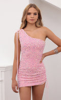 Sexy One-Shoulder-Minikleid High-End-Abendkleid Etuikleid