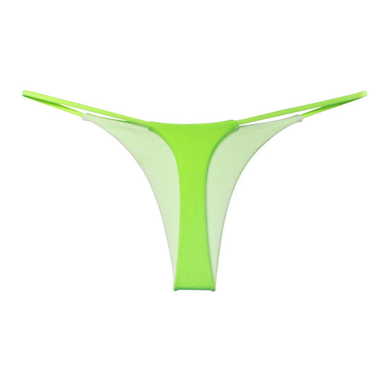 Damen Sexy Europäische und Amerikanische Sport Fitness Yoga T-Hose mit niedriger Taille und Bikiniunterteil