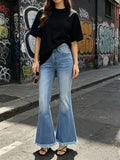 High Waist Slimming Fashionable Burrs Tassels Women Skinny Jeans