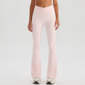 Nude Feel High Waist Hüftlifting Yoga Hose Schlaghose Lauf Fitness Hose Schlankmachende Enge Atmungsaktive Sporthose