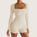 Sexy Slim Yoga Langarm Einteiler Ballett Tanz Overall Enger Sport Jumpsuit