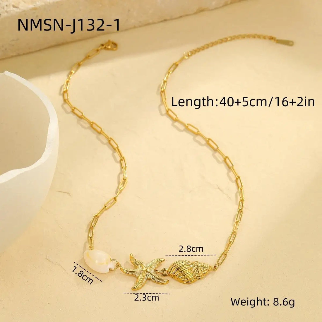 Arrival Ocean Necklace Bracelet Best Seller in Starfish Shell Necklace Special Interest Light Luxury Pearl Bracelet Women by Wanita Store