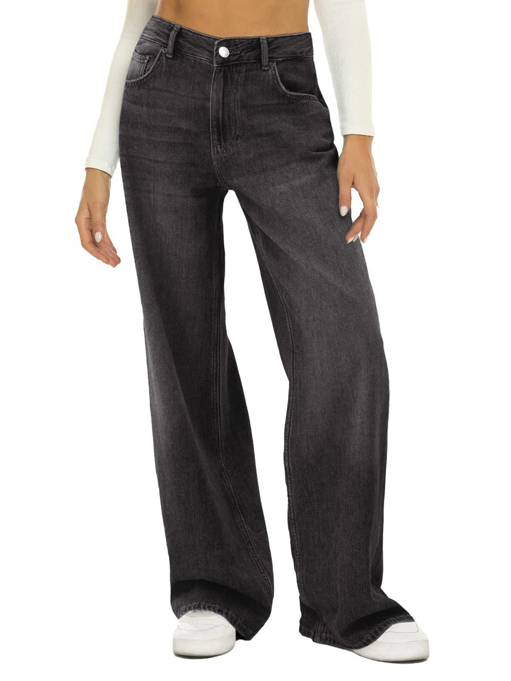 Reiten Weite Baggy Jeans Damen