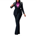 Pearls Long Sleeved Slim Fit Stretch Two Piece Set