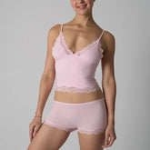 FIT EVERYBODY LACE SET Lace suit Lightweight Lace Triangle Strap Boxer Lace Underwear Women SHOPEZRA L.L.C.
