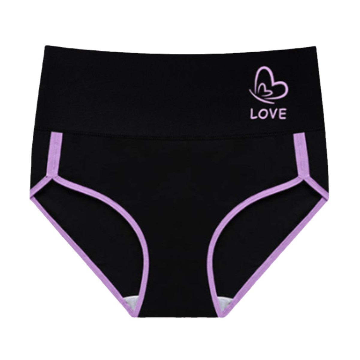 Plus size women's hip briefs by SHOPEZRA L.L.C. featuring cross-border European and U.S. stitching fashion underwear, four pairs.