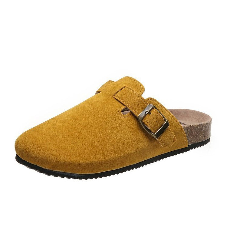 Geschlossene Hausschuhe Damen Paar Flip-Flops Römersandalen Lässige Pantoletten Slipper im Trend