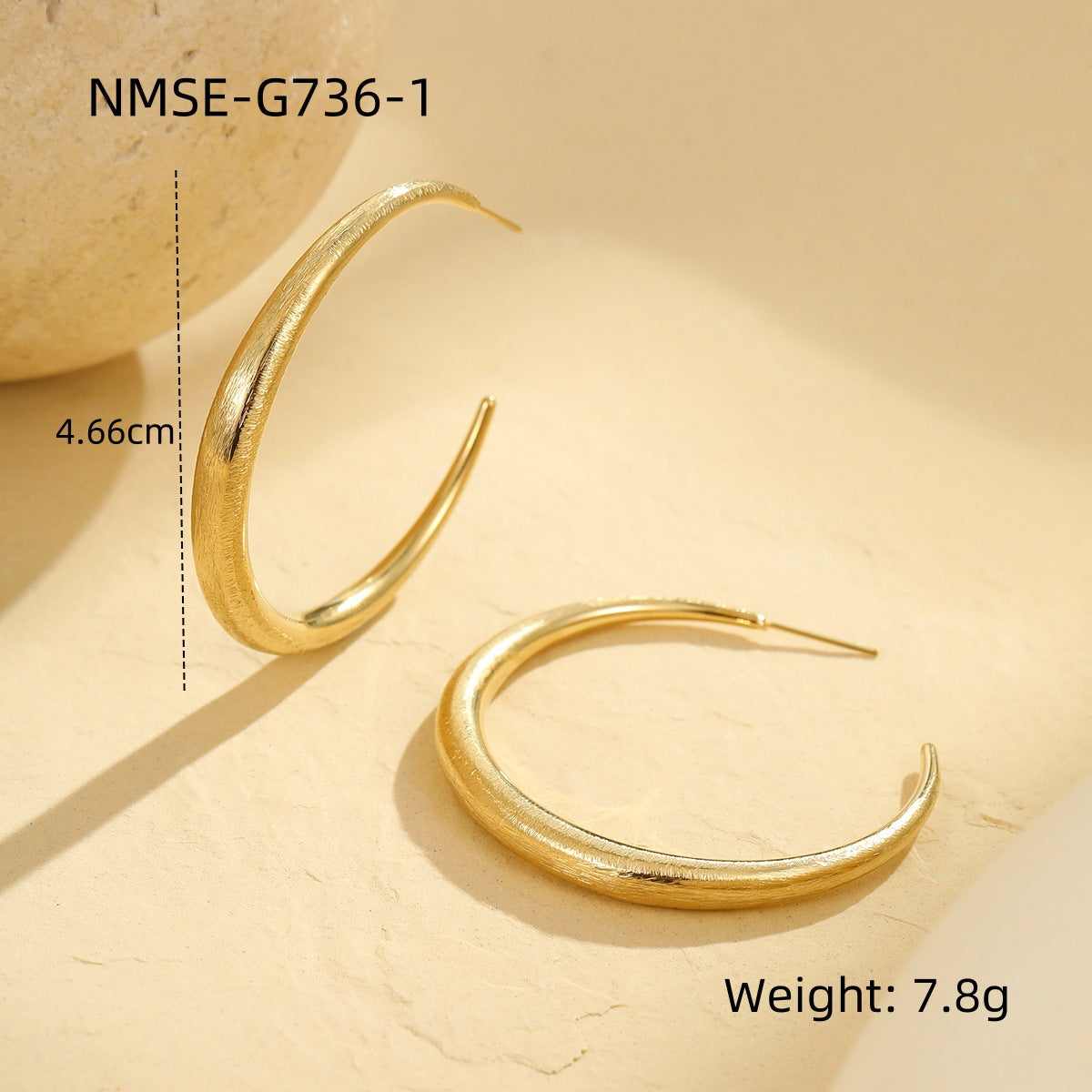 Personalized Earrings Niche Design Stainless Steel Studs Earrings Retro Elegant Earrings Advanced All Matching