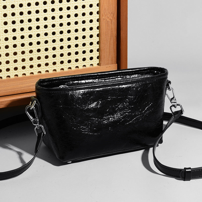 Ledertasche Einfache Umhängetasche Umhängetasche Für Besondere Interessen Schultertasche Große Kapazität Eimertasche Damen