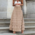 【MOQ-5 packs】 Skirt Women Autumn Elegant Solid Color High Waist Mesh A line Dress Puffy French Dress by Wanita Store