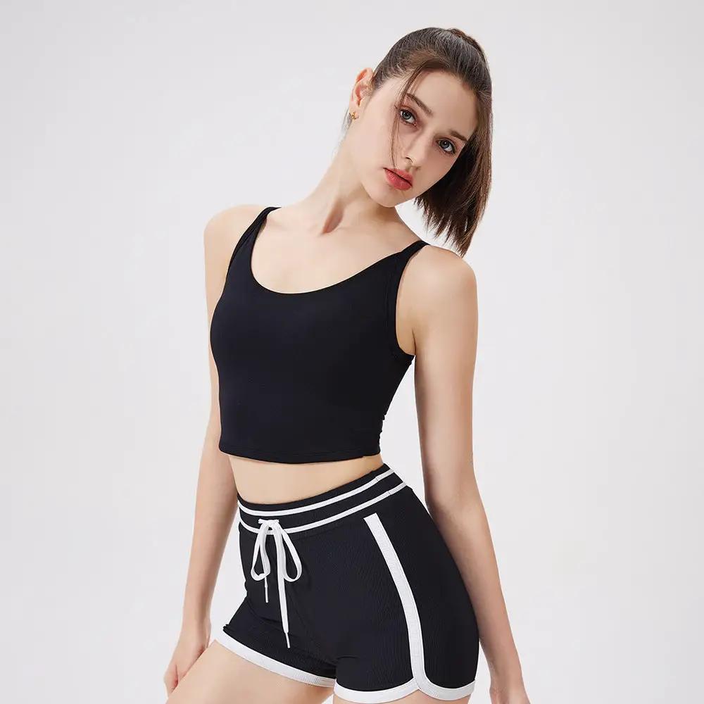 Cloud Sense Knot Beauty Back Yoga Underwear Women Shockproof Yoga Clothing Top Outer Wear Running Bra Workout Yoga Vest by Wanita Store