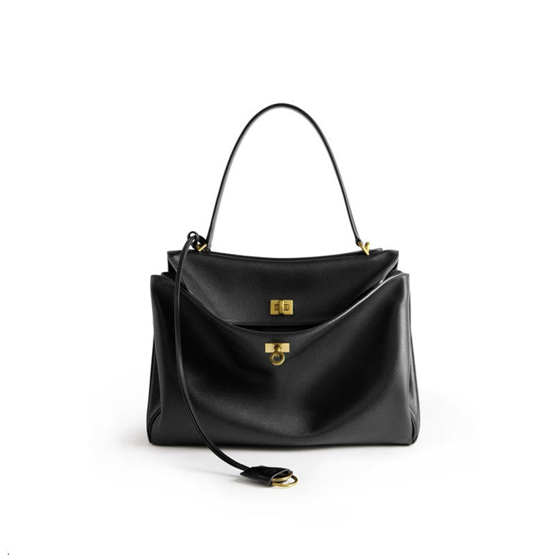 Women Bag Rodeo Bag Large Capacity Office Tote B Home Same Tote Textured One Shoulder Bag