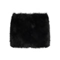 Autumn Winter Furry Stitching Sexy Hip Skirt Short Skirt Personality Street Skirt