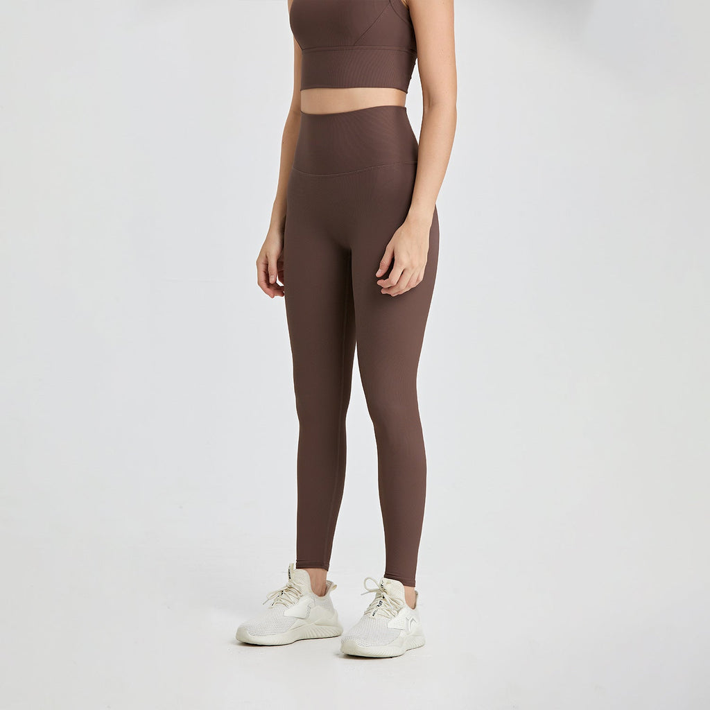 One Piece Nahtlose High Waist Pocket Yoga Hose Nude Feel Peach Hip Eng Anliegende Workout Trainingshose