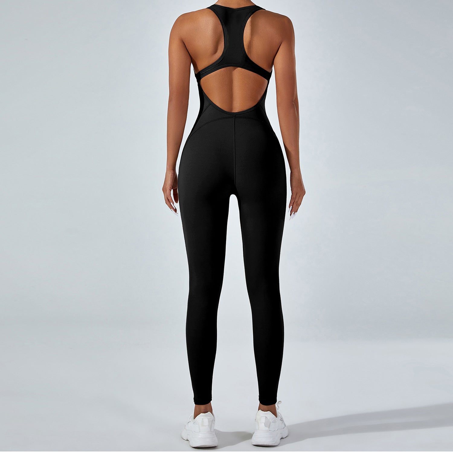 Sexy Yoga Jumpsuit Outdoor Schöner Rücken Jumpsuit Hose Hochelastischer Einteiler Yoga Jumpsuit
