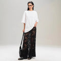 Summer Women Clothing Solid Color Slim Sheath Street High Waist Lace Skirt
