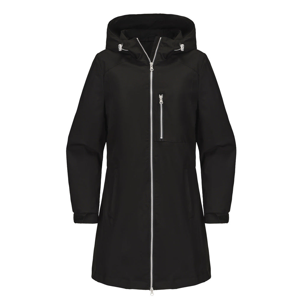 Outdoor Sport Wasserdicht Windbreaker Damen Kapuzenpullover Langarm Frühling Herbst Mantel Locker Lässig Winddicht Damenbekleidung