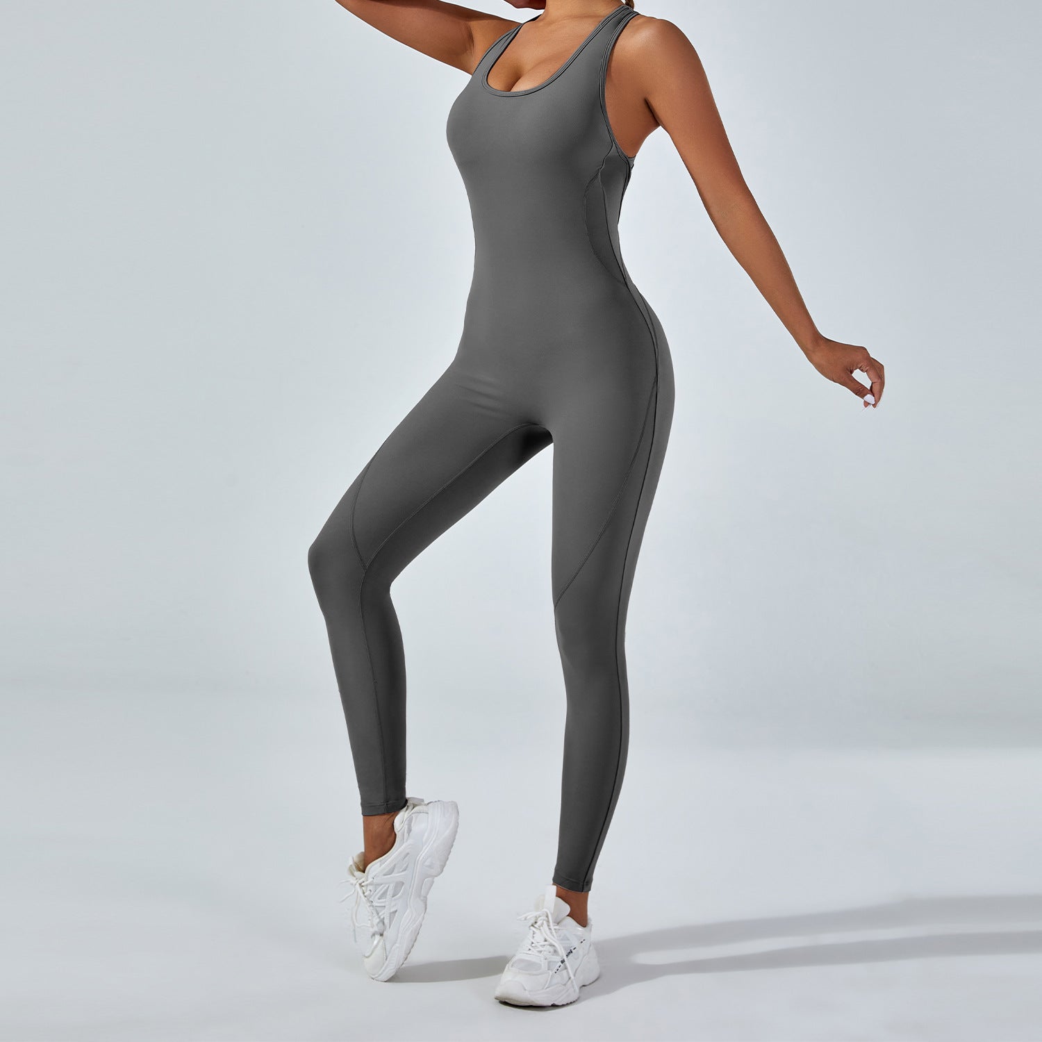 Sexy Yoga Jumpsuit Outdoor Schöner Rücken Jumpsuit Hose Hochelastischer Einteiler Yoga Jumpsuit