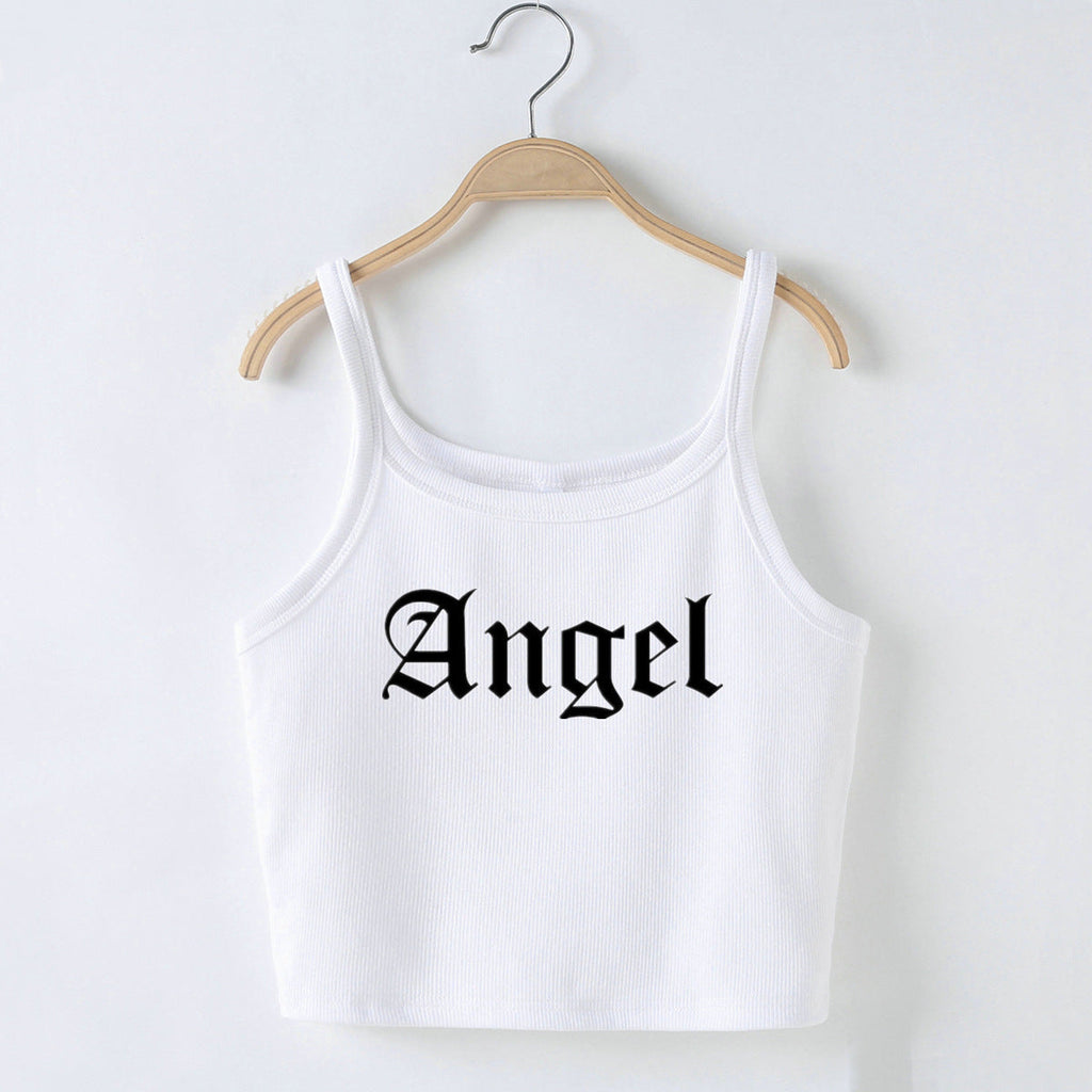 Damenbekleidung Angel Kurze schmal geschnittene Camisole