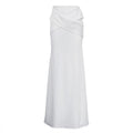 Spring Cross Design Niche Skirt Women Satin All Matching Hip Skirt