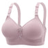 New Large Size No Rims Sweat-Absorbent Breathable Beautiful Back No Rims Push-Up Bra Top-Up Adjustable Underwear for Women SHOPEZRA L.L.C.