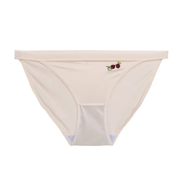 Noble and Elegant European and American Court Noble Satin Ladies Underwear Ice Silk Rose Embroidered Underwear for Women SHOPEZRA L.L.C.