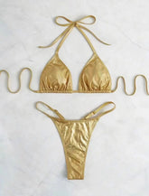 in stock 2024 Europe and the United States new sexy bright thong bikini swimsuit swimsuit women bikini cross-border foreign trade SHOPEZRA L.L.C.