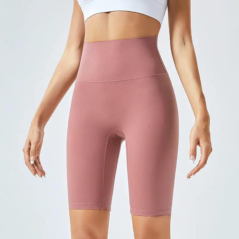 High Waist Hip Lift Lounge Pants Sports Running Women Seamless Shorts Yoga Workout Clothes by Wanita Store