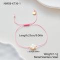 Sold Jewelry Sweet All Matching Natural Stone Bracelet Women Simple Pulling Rope Bracelet