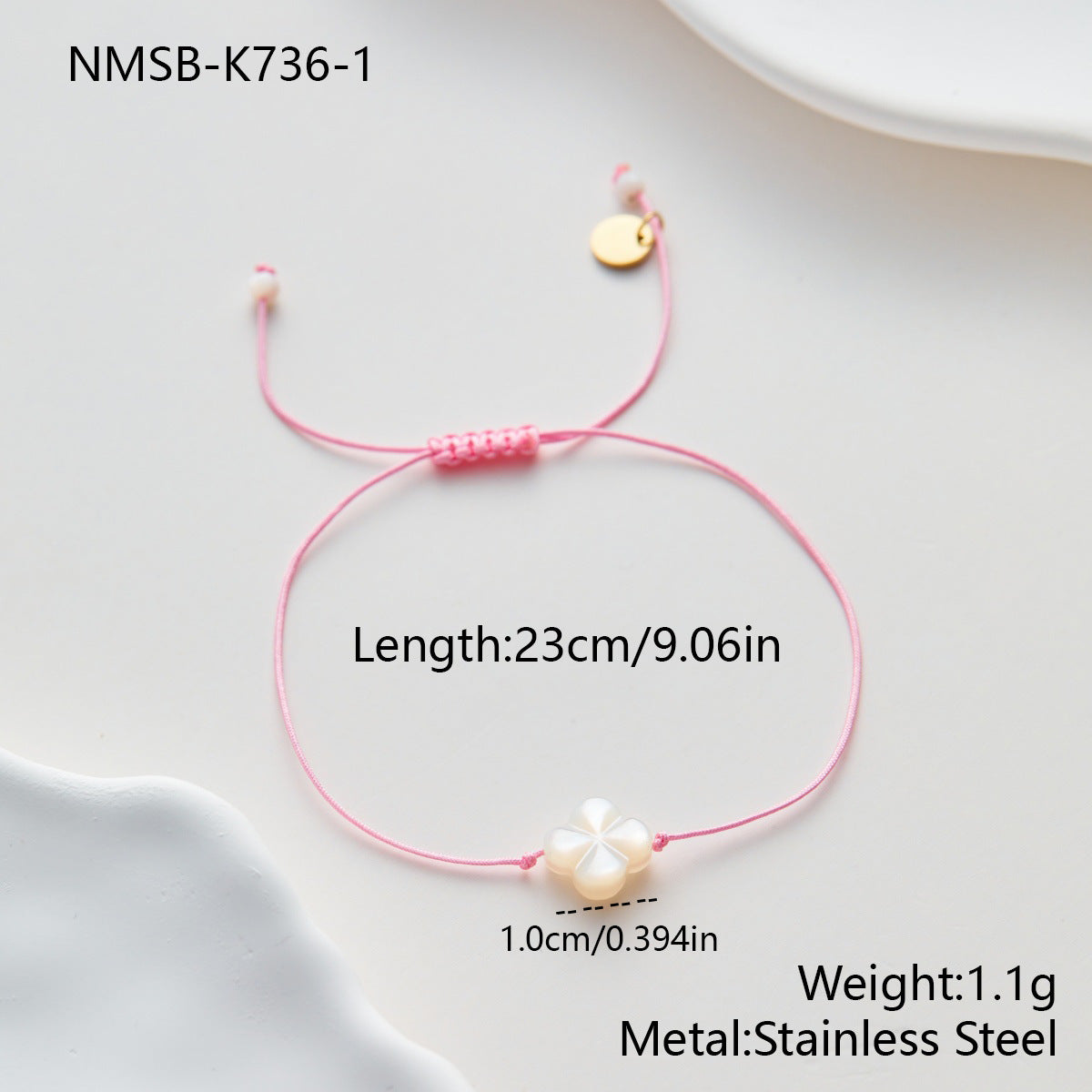 Sold Jewelry Sweet All Matching Natural Stone Bracelet Women Simple Pulling Rope Bracelet