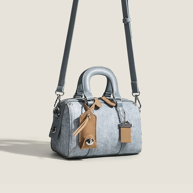 South Chio2nd Platinum Blaues Meer Gebiet Kissen Tasche Damen Handtasche Schulter Umhängetasche