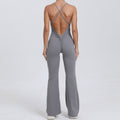Verstellbarer Schultergurt Horn Yoga Jumpsuit Sport Fitness Hohl Ausgeschnitten Hip-Lifting Yoga Jumpsuit